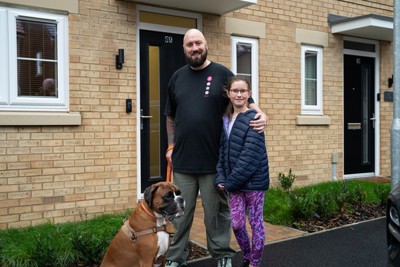 James and daughter Lara find a welcoming community at Hampton Lakes